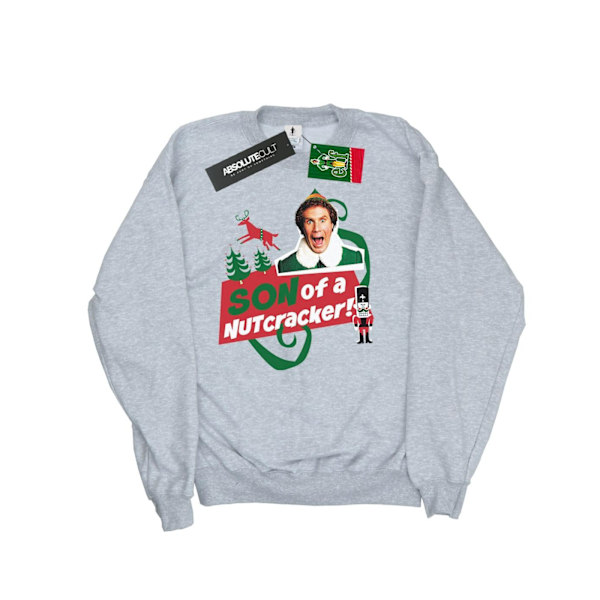 Elf Dam/Damer Son Of A Nutcracker Sweatshirt M Heather Grey Heather Grey M
