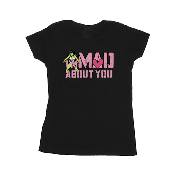 Marvel She-Hulk Mad About You Bomull T-shirt XL B för damer Black XL