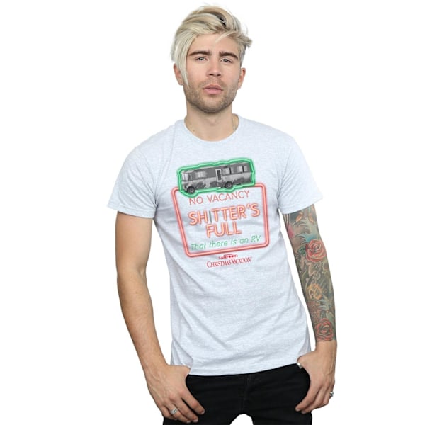 National Lampoon's Christmas Vacation Herr Greyscale No Vacancy Sports Grey 3XL