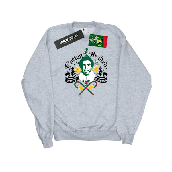 Elf Dam/Damer Headed Ninny Muggins Sweatshirt M Sports Grey Sports Grey M