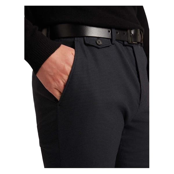 Ted Baker Herr Houndstooth Byxor L Marinblå Navy L