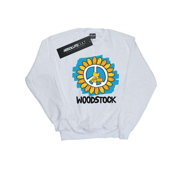 Woodstock Dam/Kvinnors Blomster Fred Sweatshirt S Vit White S