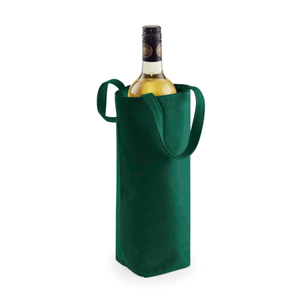 Westford Mill Bomullsflaska Väska En Storlek Flaska Grön Bottle Green One Size