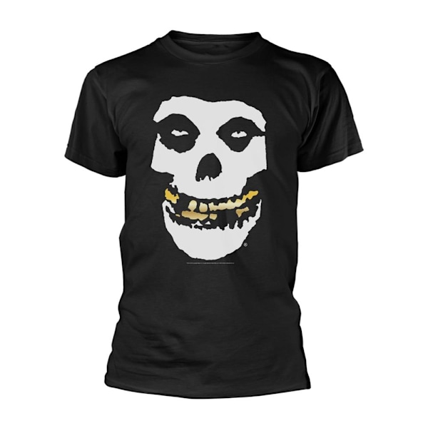 Misfits Unisex Vuxen Dödskalle Tänder T-shirt S Svart/Guld Black/Gold S