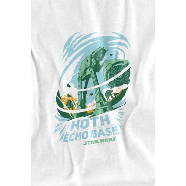 Star Wars Herr Echo Base Attack T-Shirt L Vit White L