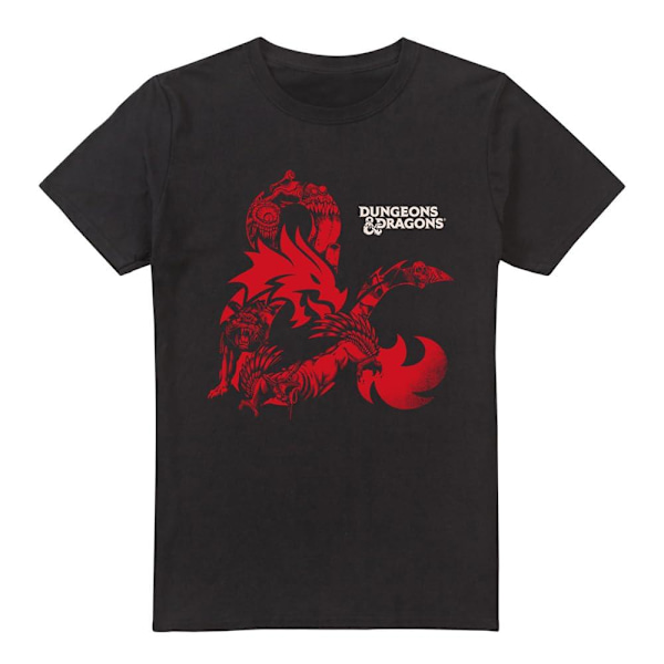 Dungeons & Dragons Herr Ampersand Monsters T-Shirt 4XL Svart Black 4XL