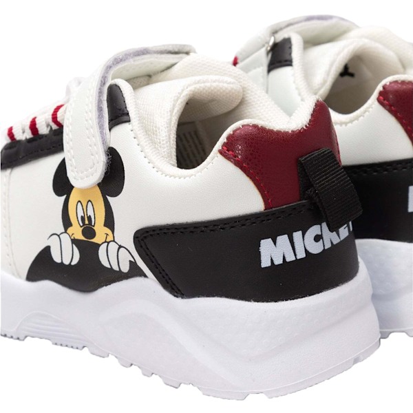 Disney Barn/Barn Mickey Mouse Tränare 1 UK Vit/Svart White/Black 1 UK