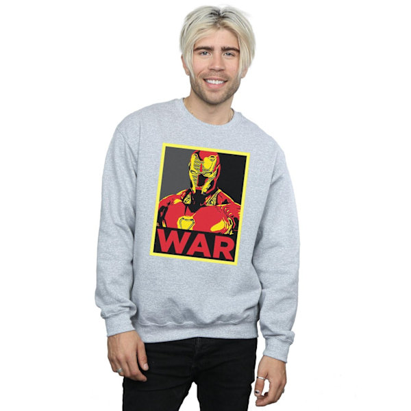 Marvel Herr Avengers Infinity War Iron Man War Sweatshirt S Spo Sports Grey S