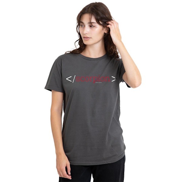 Scorpion Unisex Vuxen Logotyp T-Shirt L Kolgrå Charcoal L