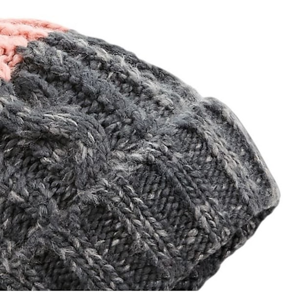 Beechfield Unisex Vuxen Apres Mössa med Uppvikt Kant One Size Grafit Graphite Grey/Blush One Size