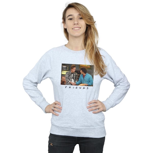 Friends Dam/Damer Ross Och Chandler Handshake Sweatshirt L Sports Grey L