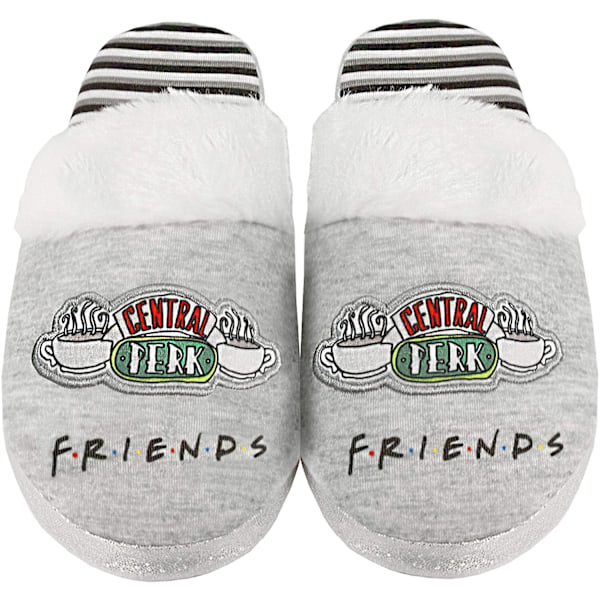 Friends Damskor/Damskotofflor Central Perk 5 UK-6 UK Heather G Heather Grey/White/Black 5 UK-6 UK