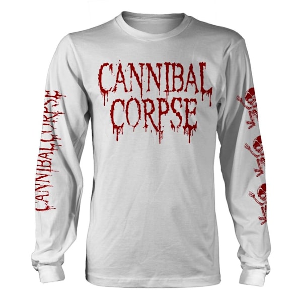 Cannibal Corpse Unisex Adult Butchered At Birth Långärmad T-shirt White XL