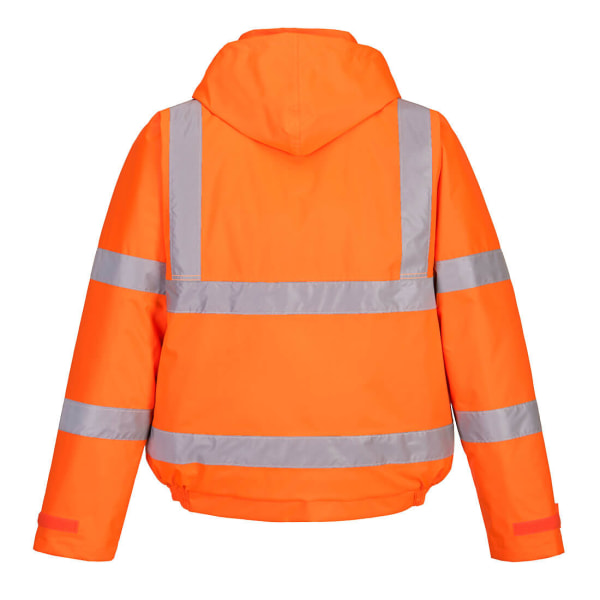 Portwest Mens Hi-Vis Winter Bomber Jacket XXL Orange Orange XXL