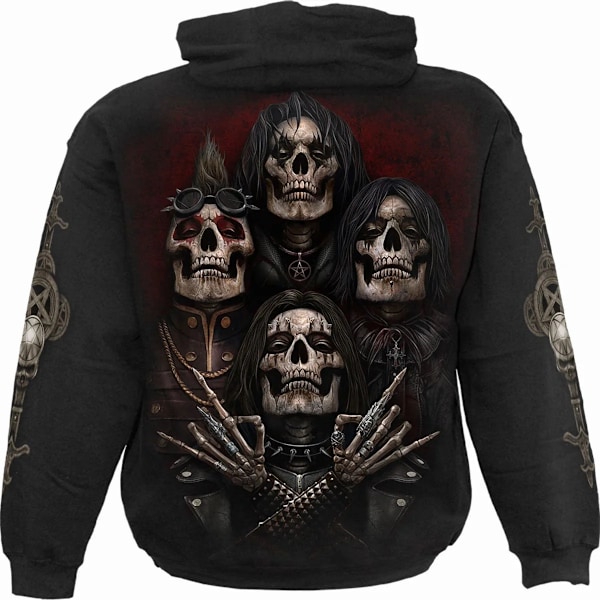 Spiral Direct Unisex Adult Faces Of Goth Hoodie S Svart Black S