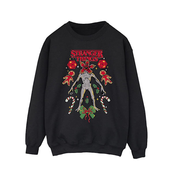 Netflix Herr Stranger Things Jul Demogorgon Sweatshirt S Black S