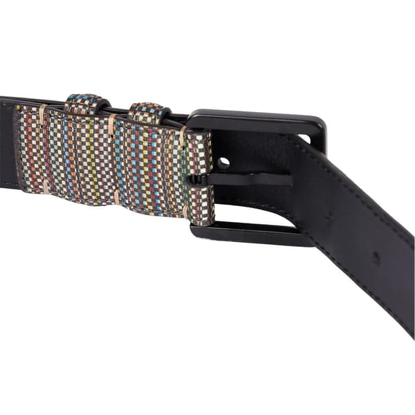 Paul Smith Herrbälte med randig väv 84cm Flerfärgad Multicoloured 84cm