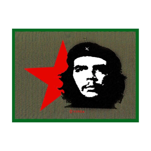 Che Guevara Star Iron On Patch One Size Grön/Röd/Svart Green/Red/Black One Size