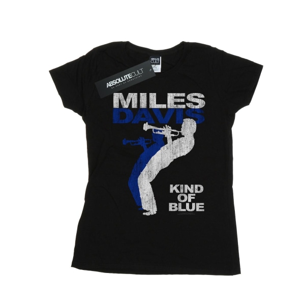 Miles Davis Dam/Damer Kind Of Blue Distressed Bomull T-Shir Black XL