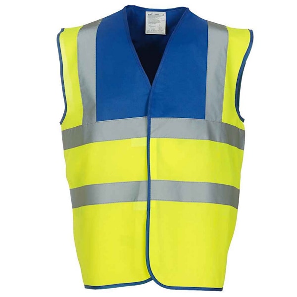 Yoko herr band & brace Hi-Vis väst XL Royal Blue/Yellow Royal Blue/Yellow XL