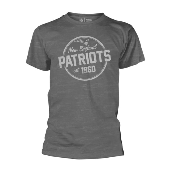 NFL Unisex Vuxen New England Patriots T-shirt M Grå Grey M