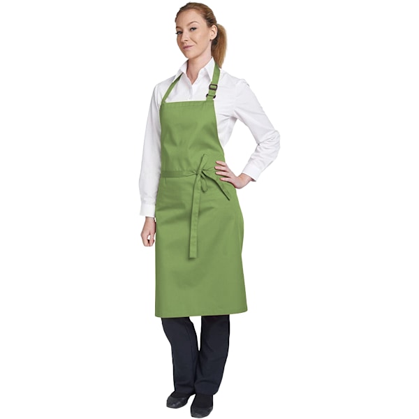 Dennys Flerfärgad Haklappsförkläde 28x36 tum (2-pack) En Storlek Ljus Oliv Light Olive One Size