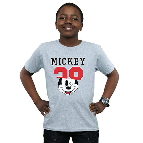 Disney Boys Mickey Mouse Split 28 T-Shirt 9-11 år Sports Grey Sports Grey 9-11 Years