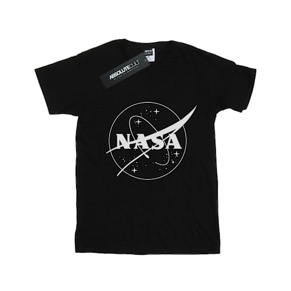 NASA Boys Classic Insignia Logo Monochrome T-Shirt 9-11 år B Black 9-11 Years