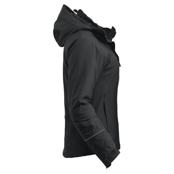 New Wave Dam/Damer Sparta Soft Shell Jacka S Svart Black S