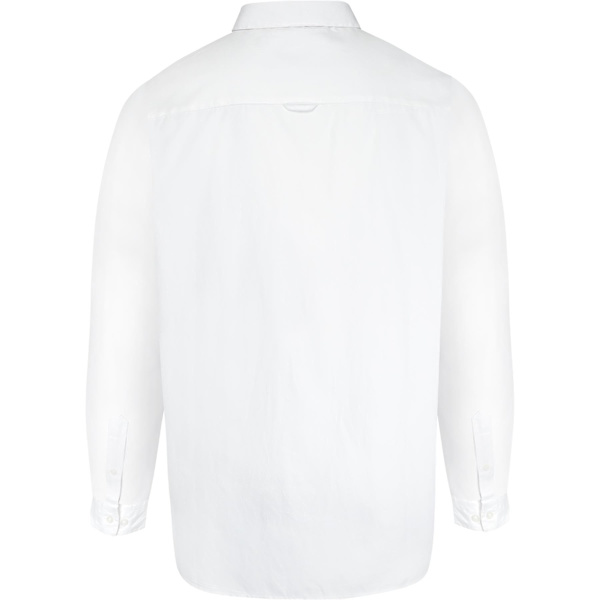 Duke Herr D555 Richard Oxford Kingsize Långärmad Skjorta XXL Vit White XXL