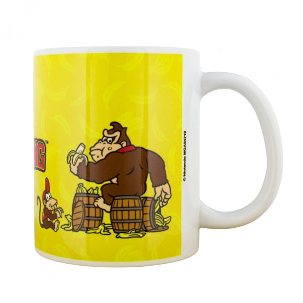 Donkey Kong Bananmugg Storlek: En Storlek Vit White One Size