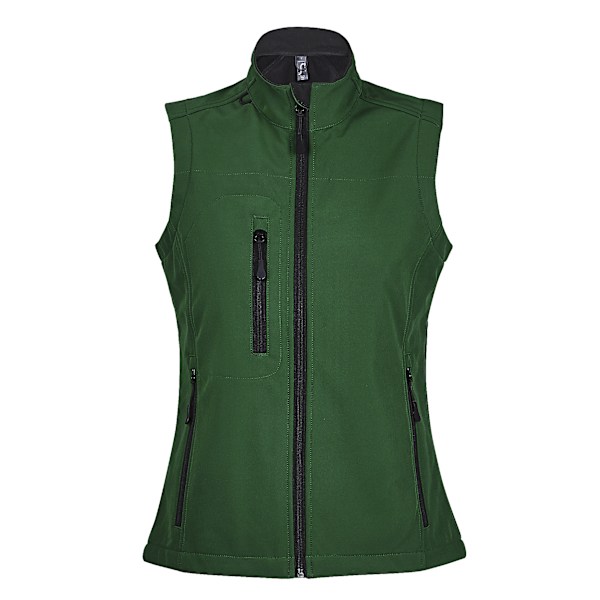 SOLS Dam/Kvinnor Rallye Soft Shell Bodywarmer Jacka M Flaska Bottle Green M