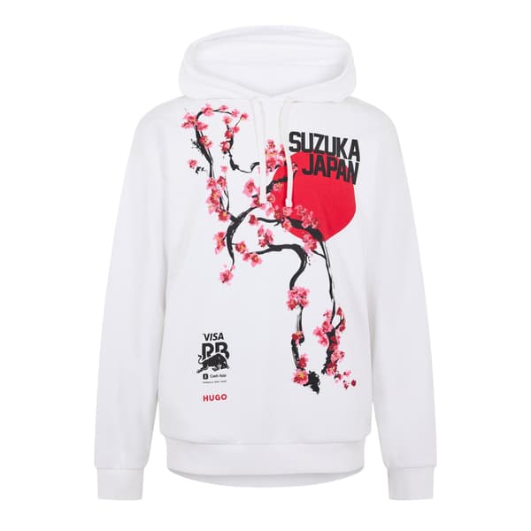 Hugo Herr Regular Långärmad Hoodie med Dragsko M Vit White M