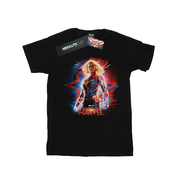 Marvel Captain Marvel Poster T-shirt S Svart Black S