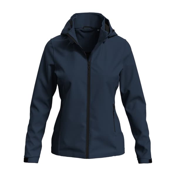 Stedman Dam/Dam Lux Soft Shell Jacka S Midnattsblå Midnight Blue S