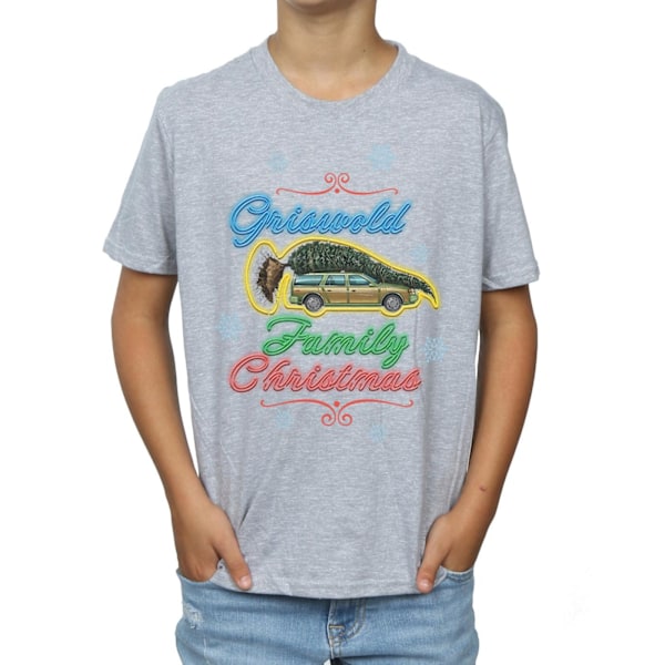 National Lampoon's Christmas Vacation Boys Griswold Family Chri Sports Grey 5-6 Years