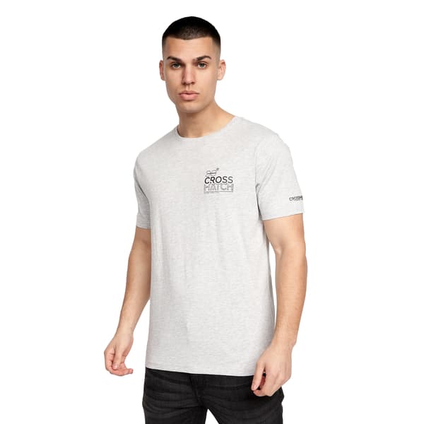 Crosshatch Mens Pentan T-Shirt (2-pack) S Blå/Grå Blue/Grey S