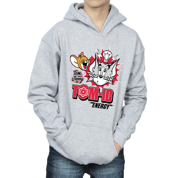 Tom And Jerry Boys Tomic Energy Hoodie 5-6 år Sports Grey Sports Grey 5-6 Years