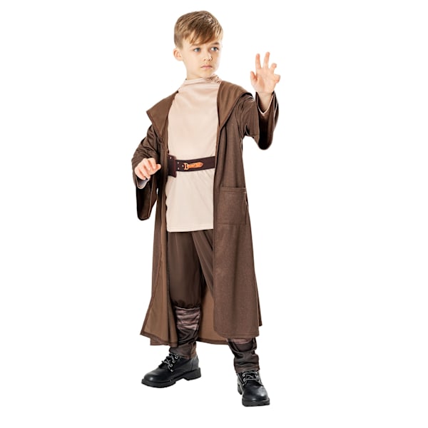 Star Wars: Obi-Wan Kenobi Pojkklänning DLX Kostym 3-4 År Brun Brown 3-4 Years