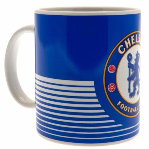 Chelsea FC Linear Mug One Size Blå/Vit Blue/White One Size