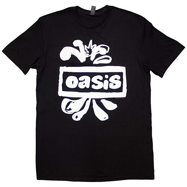 Oasis Unisex Adult Splat Logo T-Shirt S Svart Black S