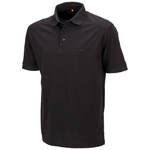 WORK-GUARD By Result Herr Apex Pique Poloshirt 4XL Svart Black 4XL