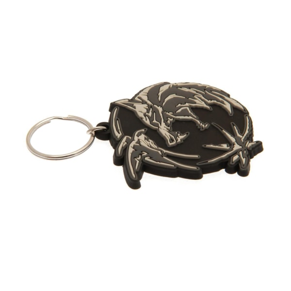 The Witcher Wolf Swallow Star Rubber Keyring One Size Black/Gre Black/Grey One Size