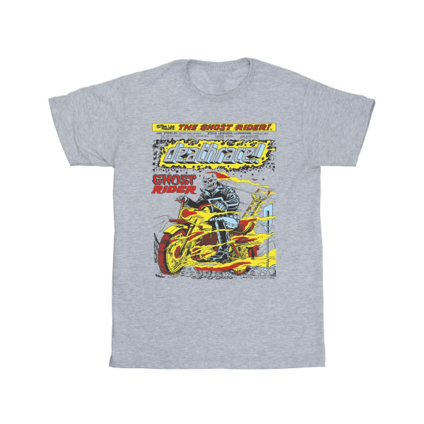 Marvel Boys Ghost Rider Chest Deathrace T-shirt 3-4 år Sport Sports Grey 3-4 Years