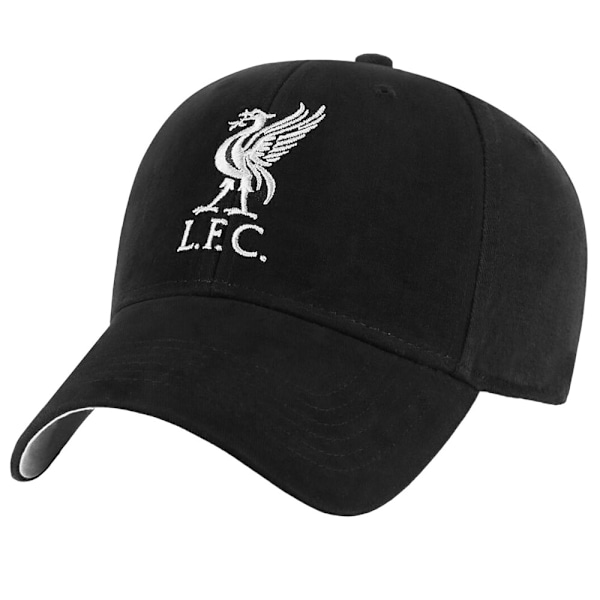 Liverpool FC Barn/Barn Crest Cap En Storlek Svart/Vit Black/White One Size