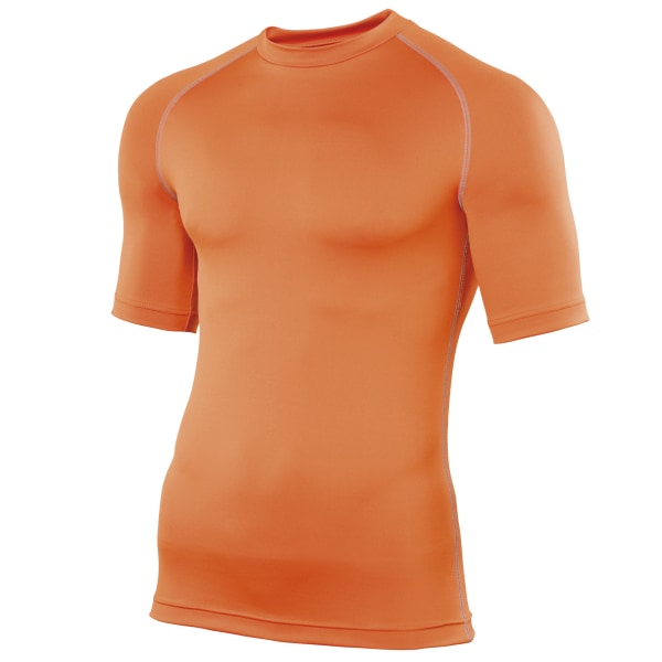 Rhino Mens Sports Base Layer Kortärmad T-Shirt XS Rödbrun Maroon XS