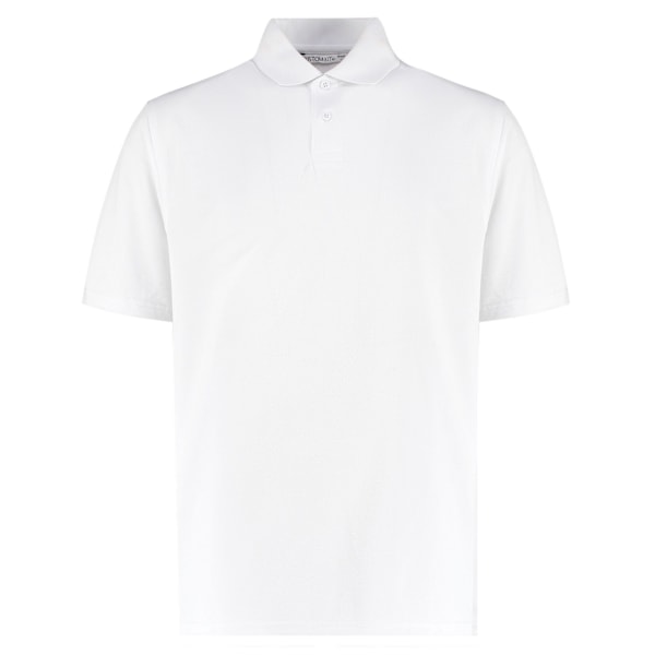 Kustom Kit Premium Cooltex Plus Regular Polotröja för män 3XL Vit White 3XL