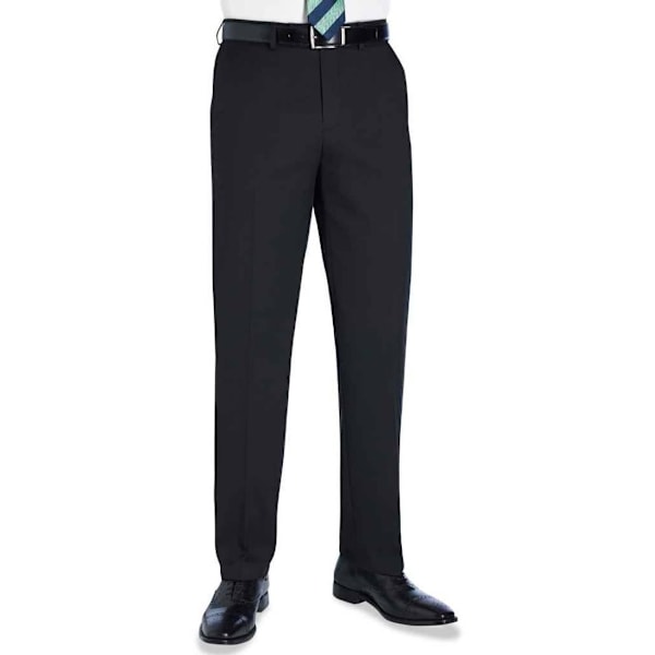 Brook Taverner Herr Eclipse Phoenix Nålprickiga Byxor 40R Marinblå Navy 40R