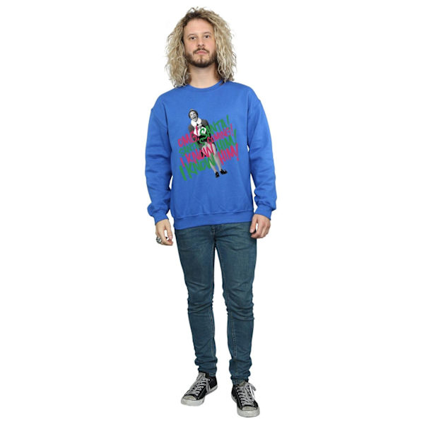 Elf Herr Santa´s Coming Sweatshirt L Royal Blue Royal Blue L