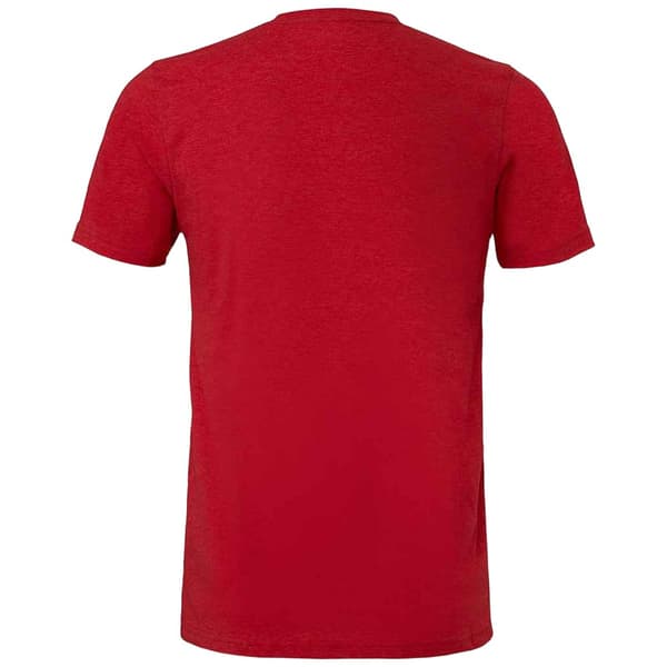 Bella Canvas Unisex Vuxen Triblend Rundhals T-shirt 2XL Solid Solid Red 2XL